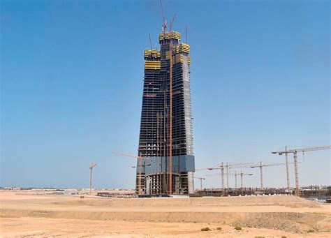 jeddah tower 108  Designed by Adrian Smith, the same architect behind Burj Khalifa, Jeddah Tower aims to reach a